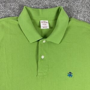 Brooks Brothers Polo Shirt Mens Extra Large Performance Original Fit Green